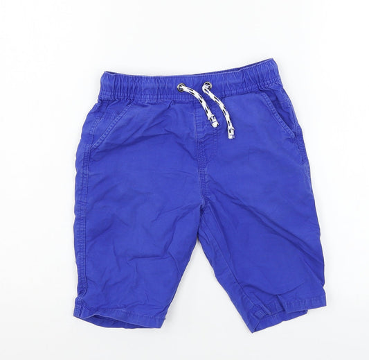 Marks and Spencer Girls Blue Bermuda Shorts Size 7-8 Years