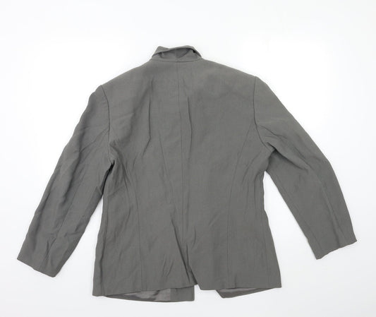 Gerry Weber Womens Grey Jacket Blazer Size 14