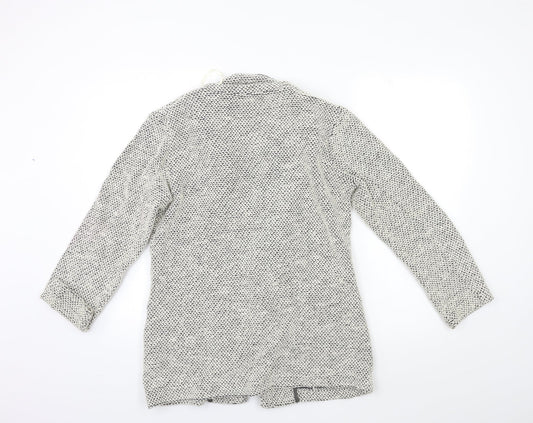 New Look Womens Grey Jacket Blazer Size 10