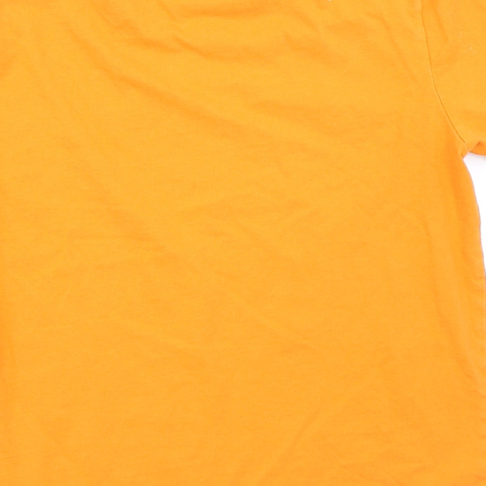 FOREVER 21 Womens Orange Cropped T-Shirt Size M