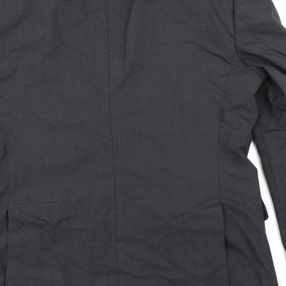 M&S Collection Mens Black Jacket Blazer Size 40