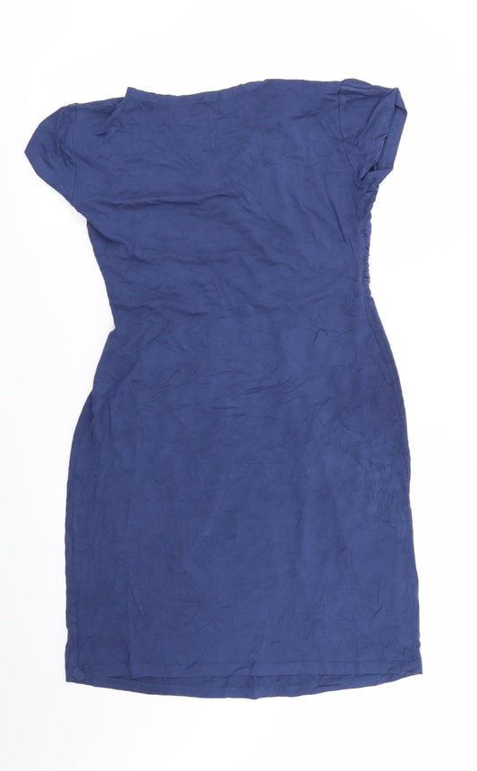 Preworn Womens Blue A-Line Size L
