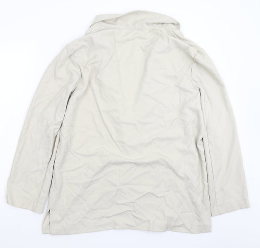 ASOS Womens Beige Jacket Blazer Size 14