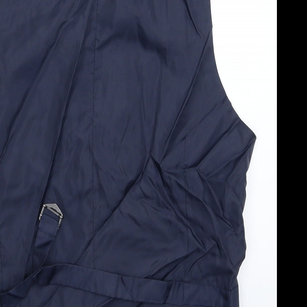 Marks and Spencer Mens Blue Jacket Suit Waistcoat Size S