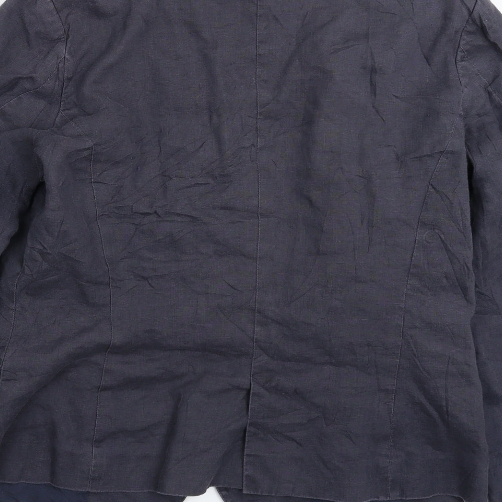 Gap Womens Blue Jacket Blazer Size 12