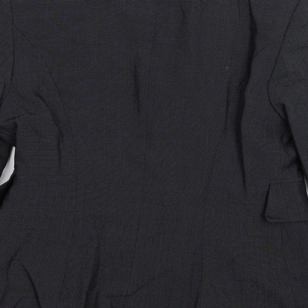 Preworn Womens Black Jacket Suit Jacket Size 10
