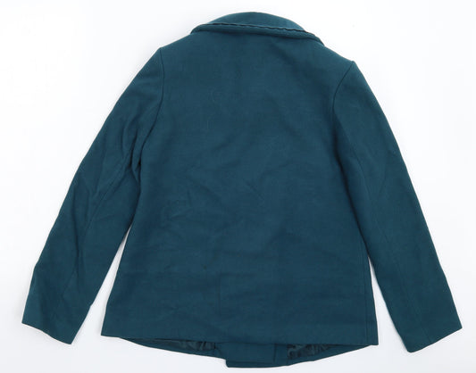 New Look Womens Blue Jacket Blazer Size 10