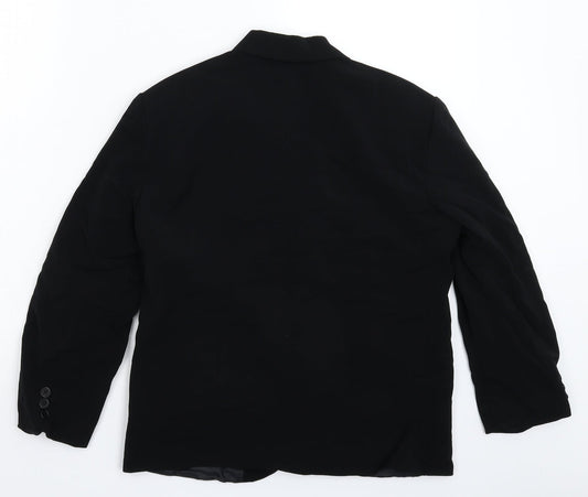 VivaKi Womens Black Jacket Suit Jacket Size 10