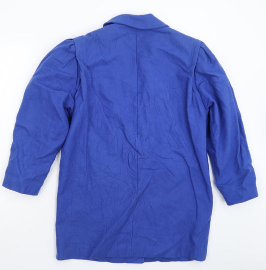 EX Womens Blue Jacket Suit Jacket Size 10