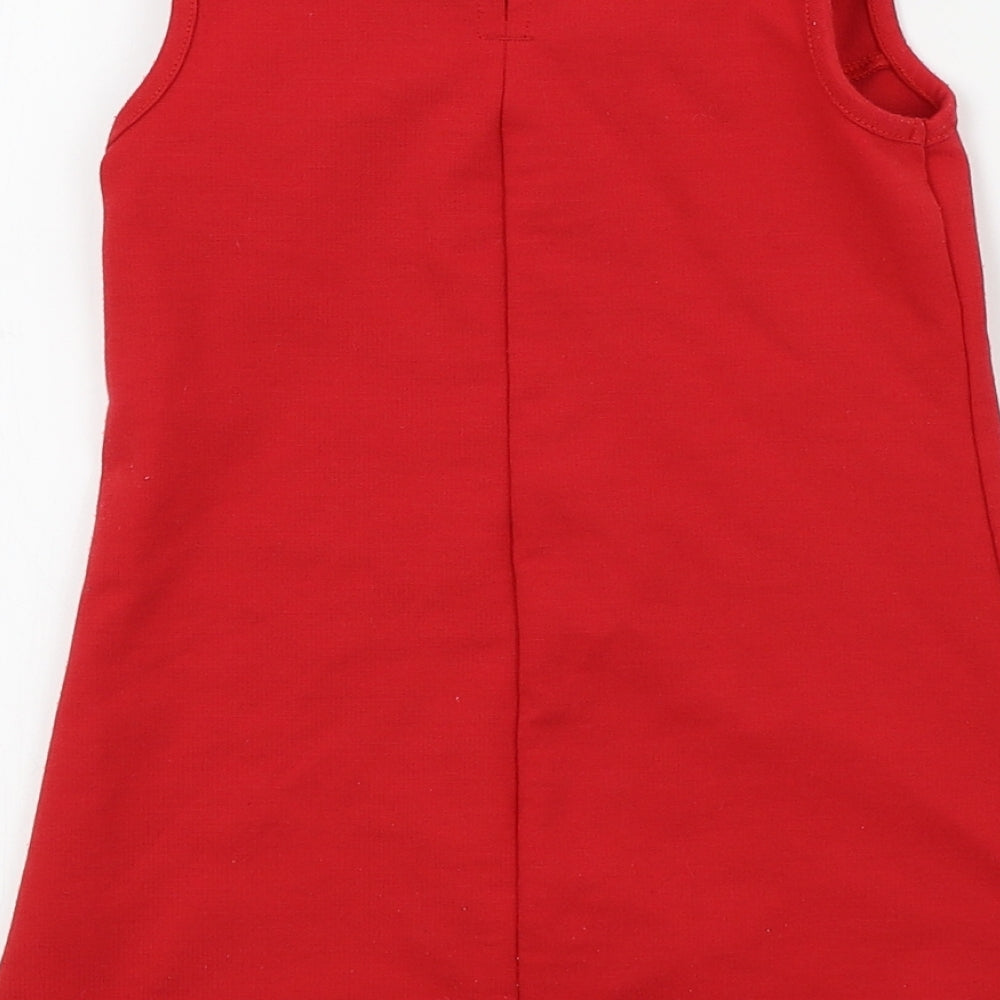 BHS Girls Red A-Line Size 2-3 Years