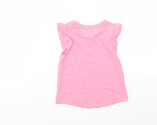 TU Girls Pink Basic T-Shirt Size 9-12 Months