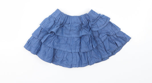 Matalan Girls Blue Flare Skirt Size 12-18 Months