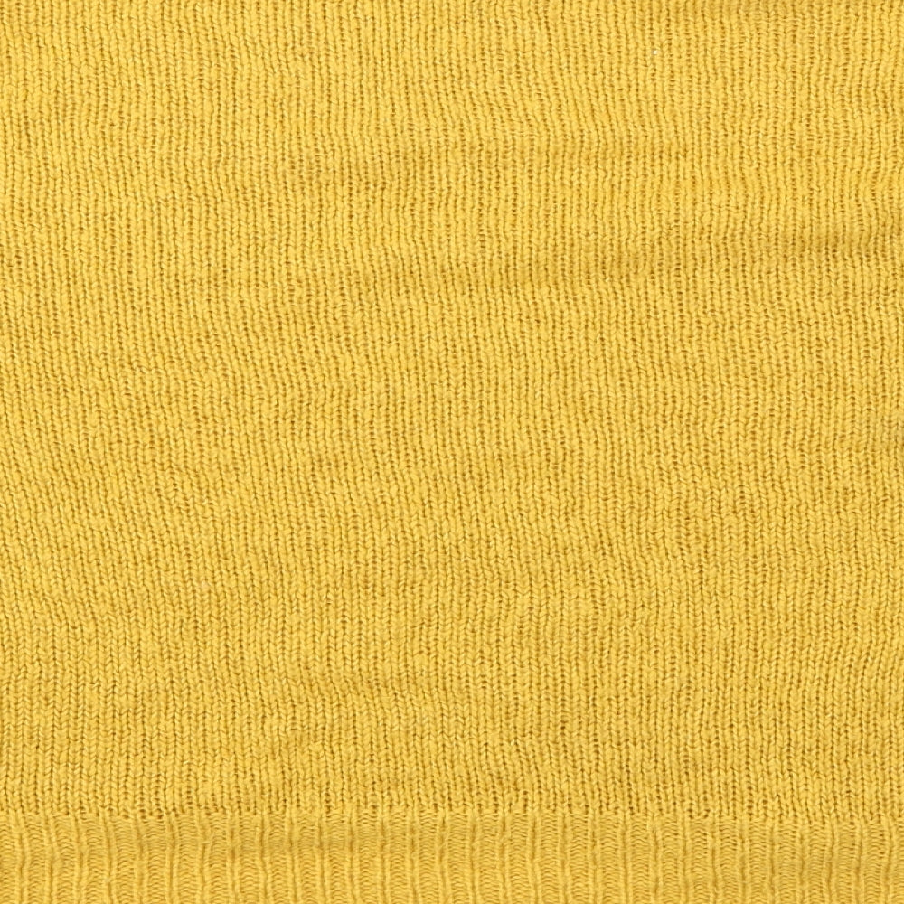 New Look Womens Yellow Pullover Jumper Size M