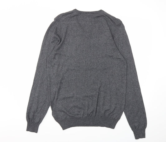 M&S Mens Grey Pullover Sweatshirt Size S