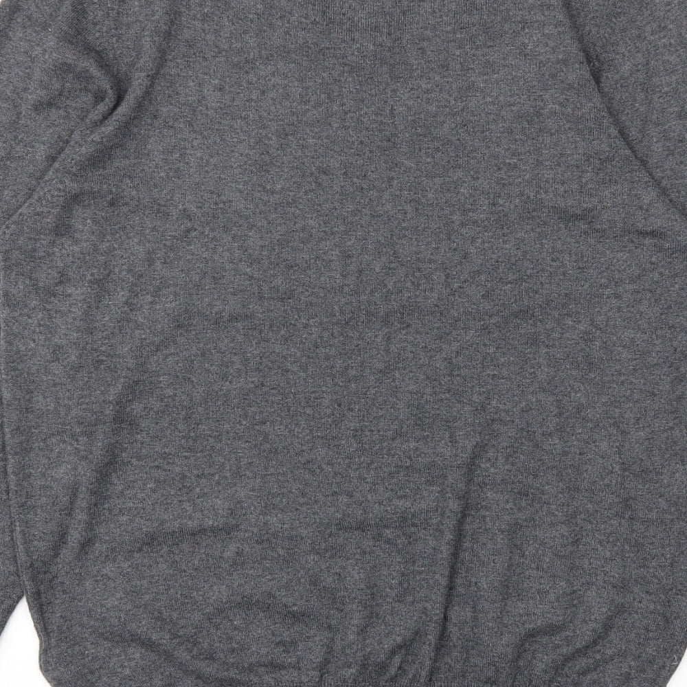 M&S Mens Grey Pullover Sweatshirt Size S