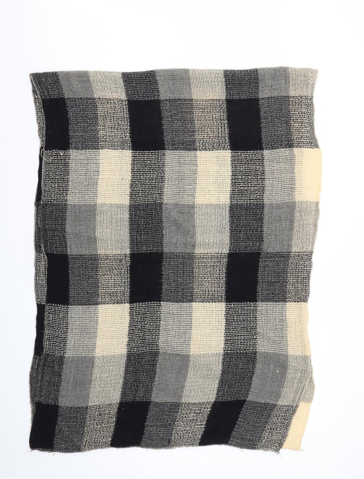 Preworn Unisex Multicoloured Check Scarf