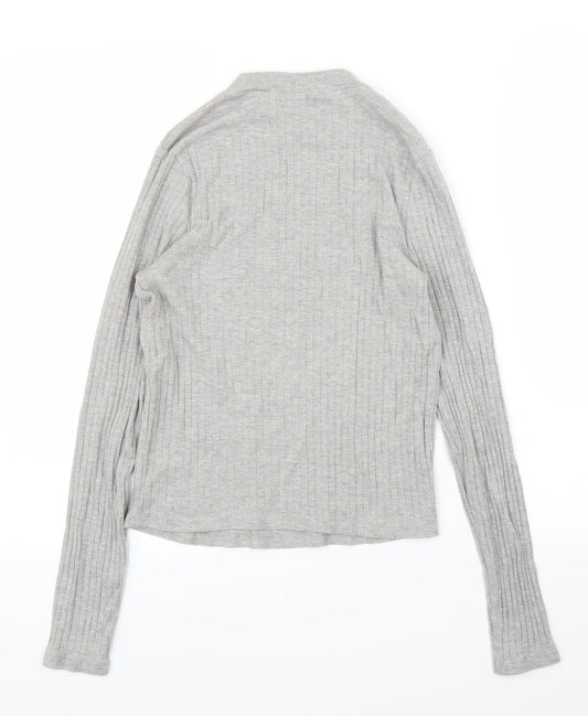 River Island Womens Grey Basic T-Shirt Size 10