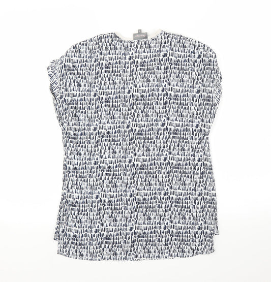 Phase Eight Womens Blue Basic Blouse Size 8