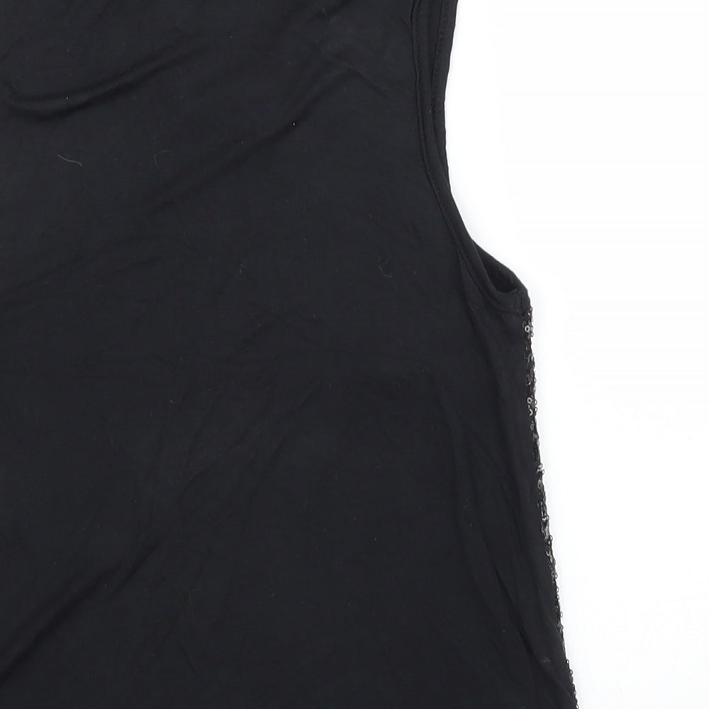 Young Dimension Girls Black Basic Blouse Size 11 Years