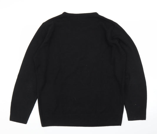 Taylor and Wright Mens Black Pullover Jumper Size L