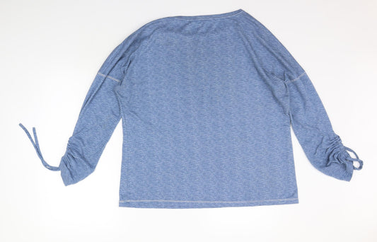 Marks and Spencer Womens Blue Pullover Jumper Size 18