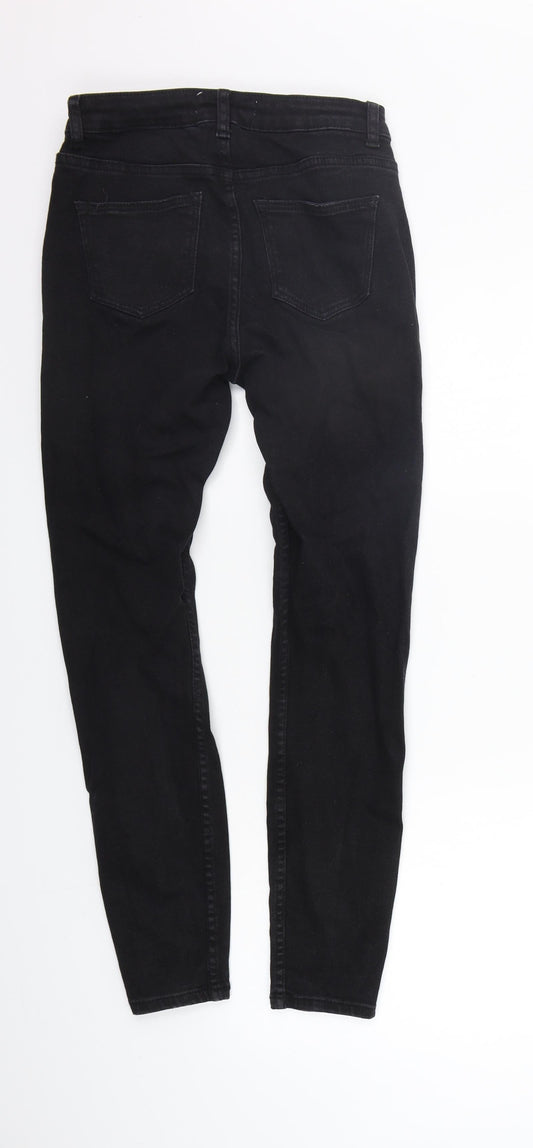 deniem co Womens Black Skinny Jeans Size 10 L26 in