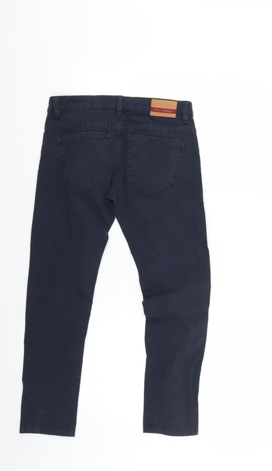 Vicunha Womens Blue Denim Capri Jeans Size 27 in L22 in