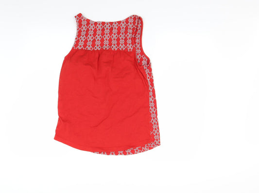NEXT Womens Red Basic Tank Size 8