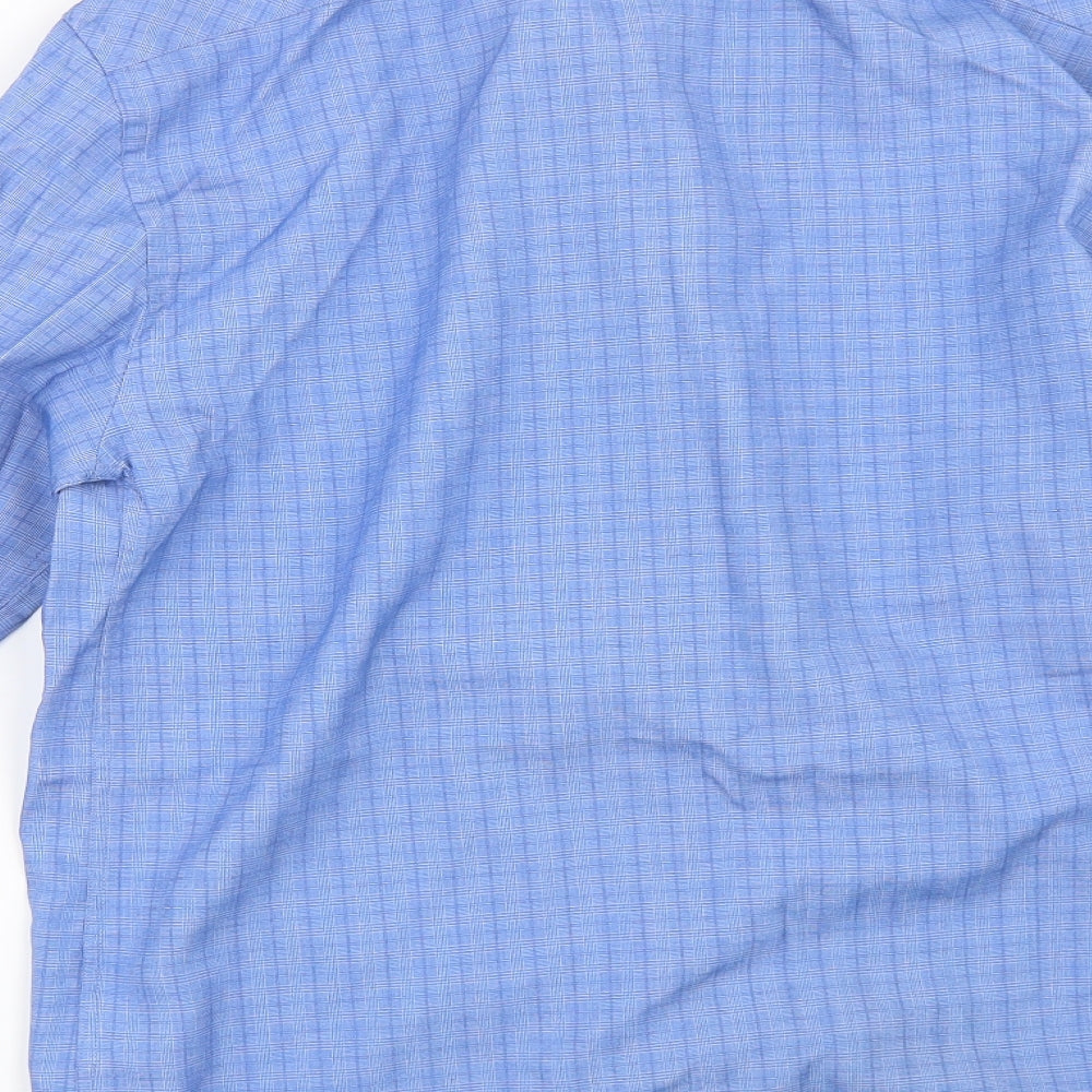 NEXT Mens Blue Button-Up Size S
