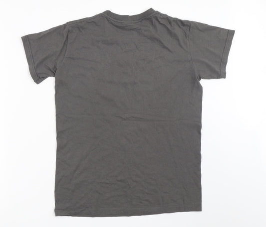 Gildan Mens Grey T-Shirt Size S