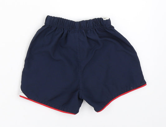 Umbro Boys Blue Cropped Trousers Size 6-9 Months - england football shorts