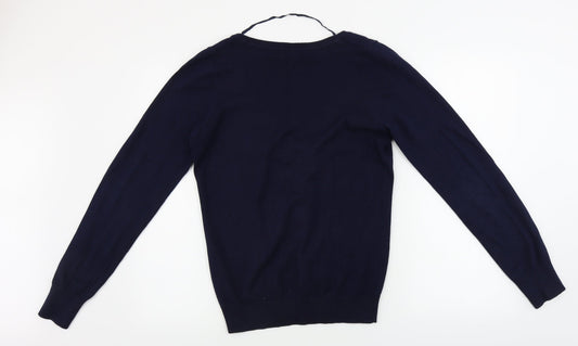 Pimkie Womens Blue Cardigan Jumper Size L