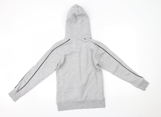 gymgarmz Womens Grey Pullover Hoodie Size S