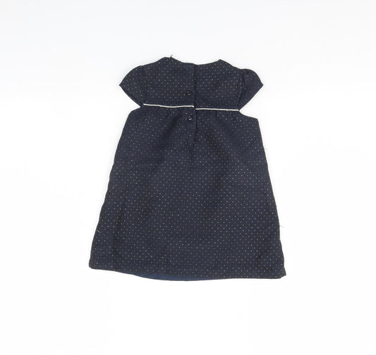 Young Dimension Girls Blue Polka Dot Mini Size 2 Years