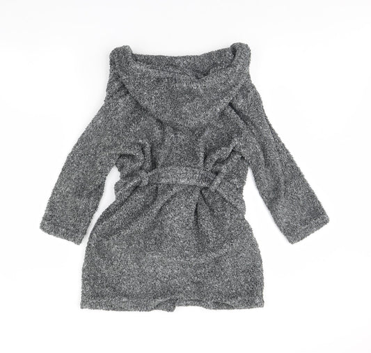 Outfit Boys Grey Solid Robe Size 9 Years