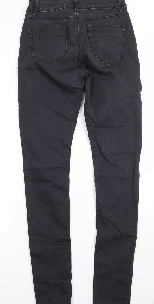 Dorothy Perkins Womens Black Skinny Jeans Size 6 L30 in