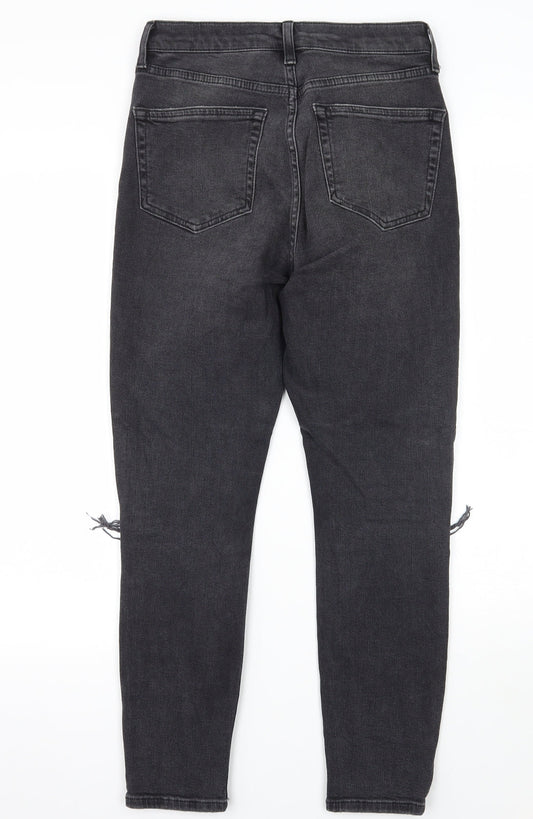Topshop Womens Black Skinny Jeans Size 28 L25 in