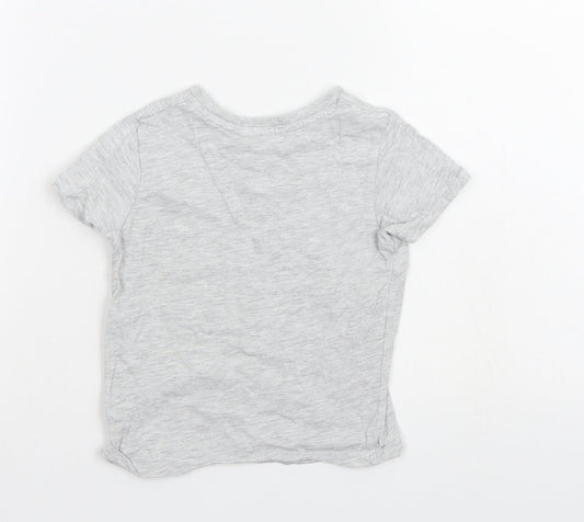 PEP & CO Boys Grey Basic T-Shirt Size 12-18 Months