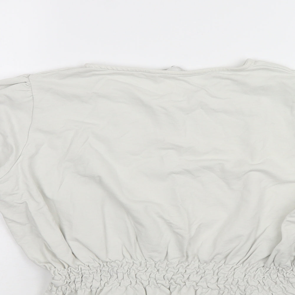 PEP & CO Womens White Tunic Jumper Size 14
