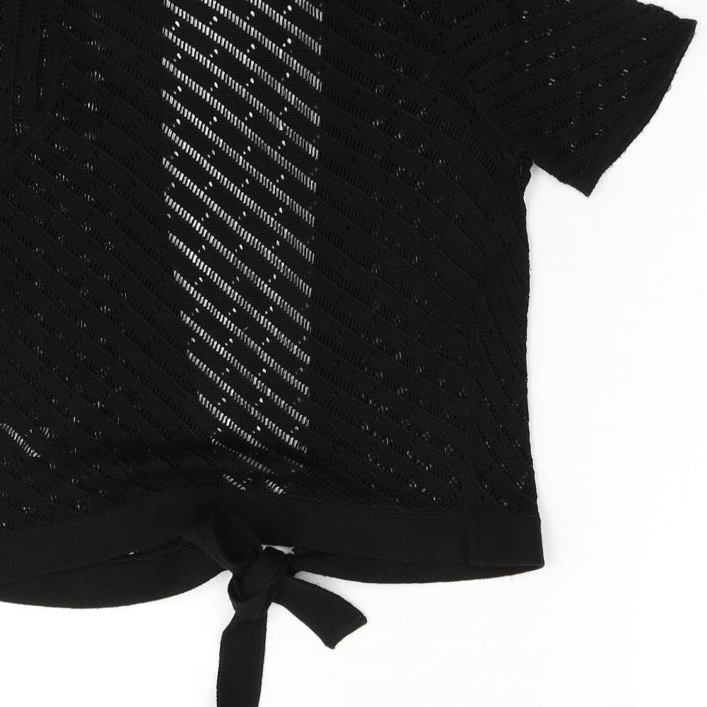 BHS Womens Black Cardigan Jumper Size 10