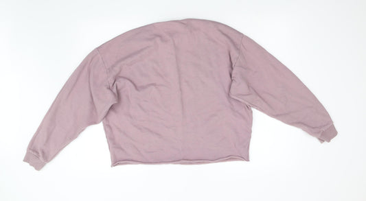 ASOS Womens Pink Pullover Sweatshirt Size XS
