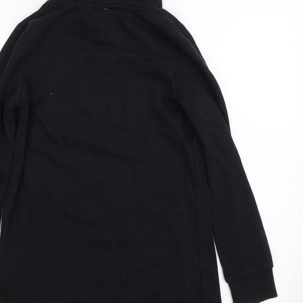 Pepperts! Girls Black Pullover Hoodie Size 13-14 Years - NYC