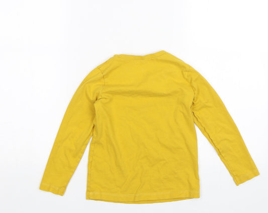 George Boys Yellow Basic T-Shirt Size 5-6 Years - Need WIFI