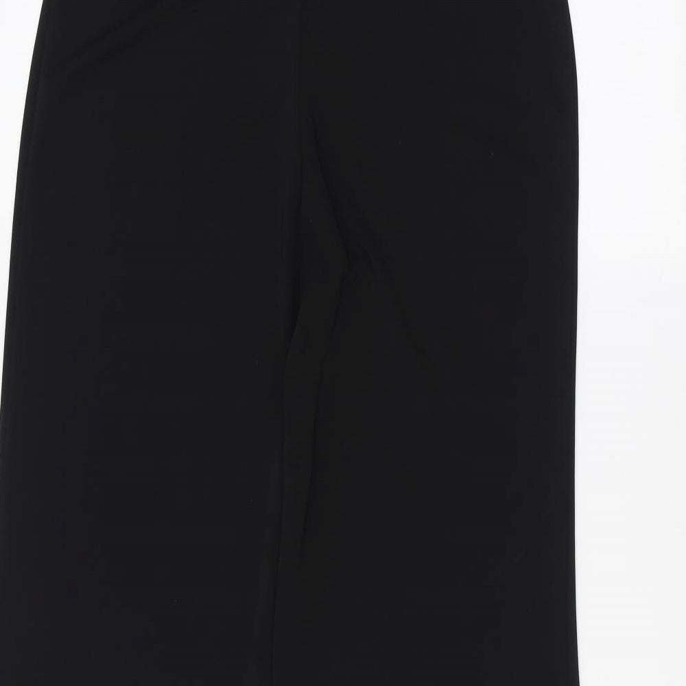 ISLE Womens Black Trousers Size 10 L25 in