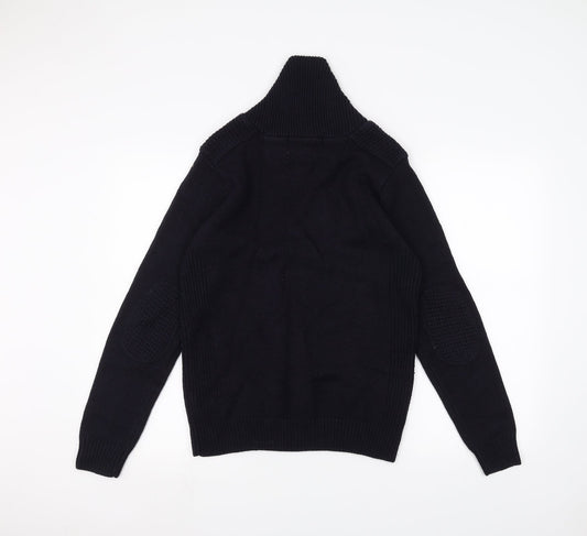 Twisted Soul Mens Blue Pullover Jumper Size M