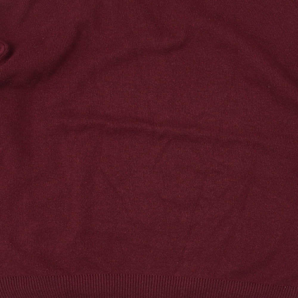 Lee Greenwood Mens Red Pullover Jumper Size L