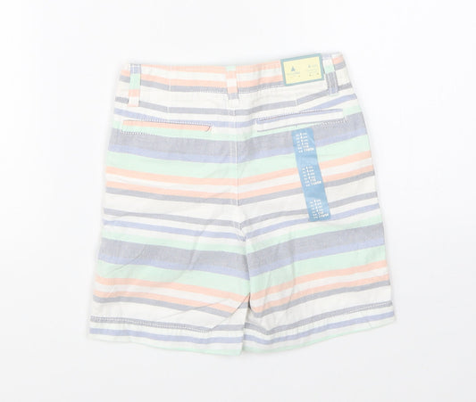 Baby Gap Boys Multicoloured Striped Utility Shorts Size 4 Years