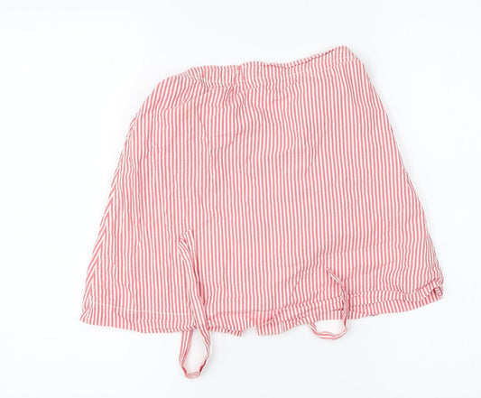 Country Road Womens Pink Striped A-Line Skirt Size 10