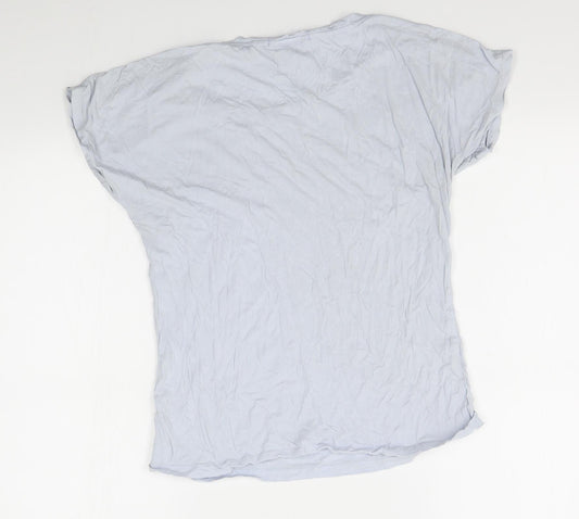 Lee Cooper Womens Blue Basic T-Shirt Size 16