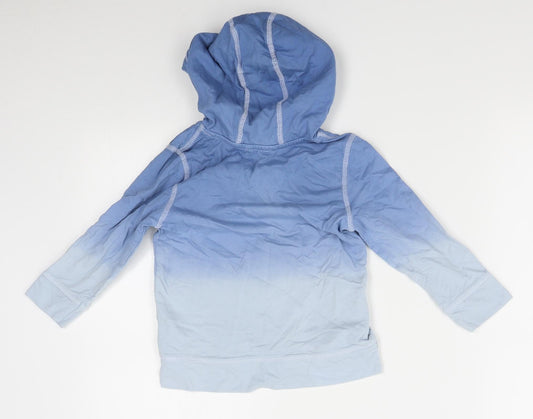 George Boys Blue Batik Pullover Hoodie Size 2-3 Years - shark